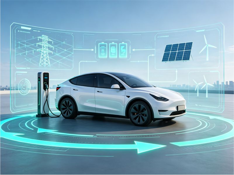 V2G vehicle-to-grid energy integration